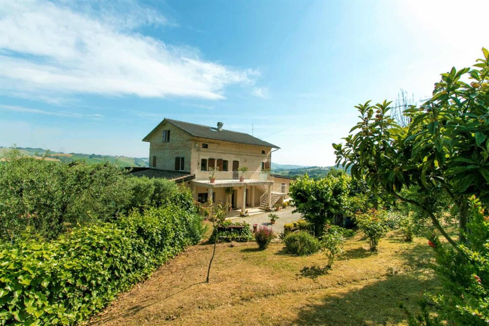 Lovely restored farmhouse with certified organic land