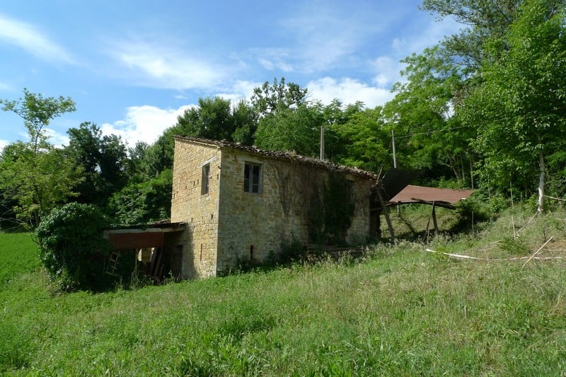 Farmhouse with small house and 3 ha of land in Penna San Giovanni